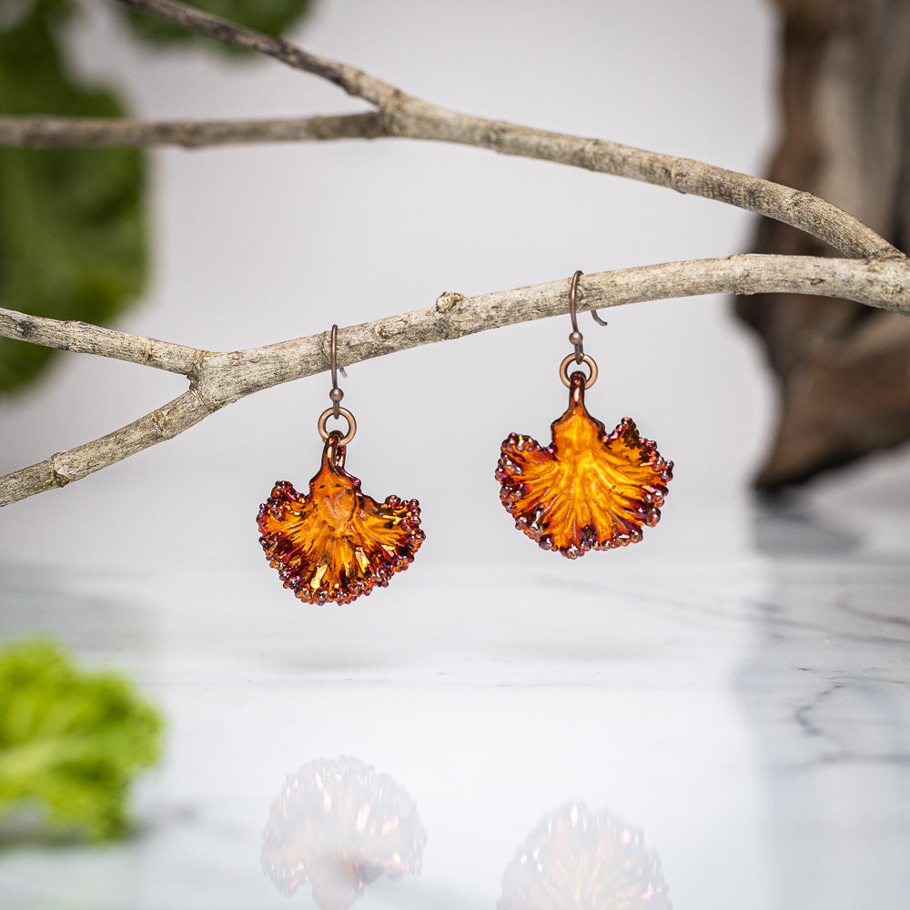 Copper shop colour earrings